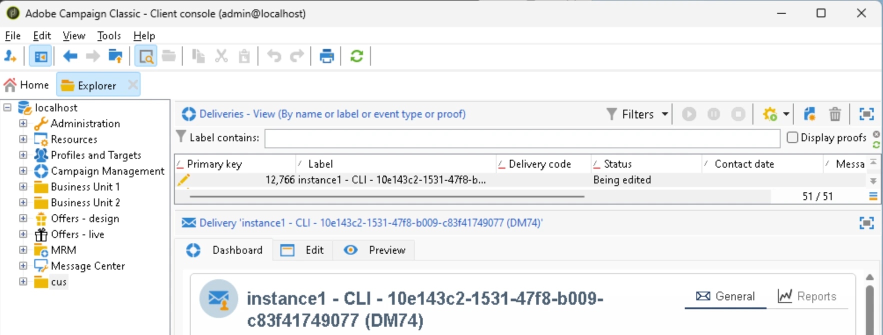 acc CLI updated the delivery label with functions