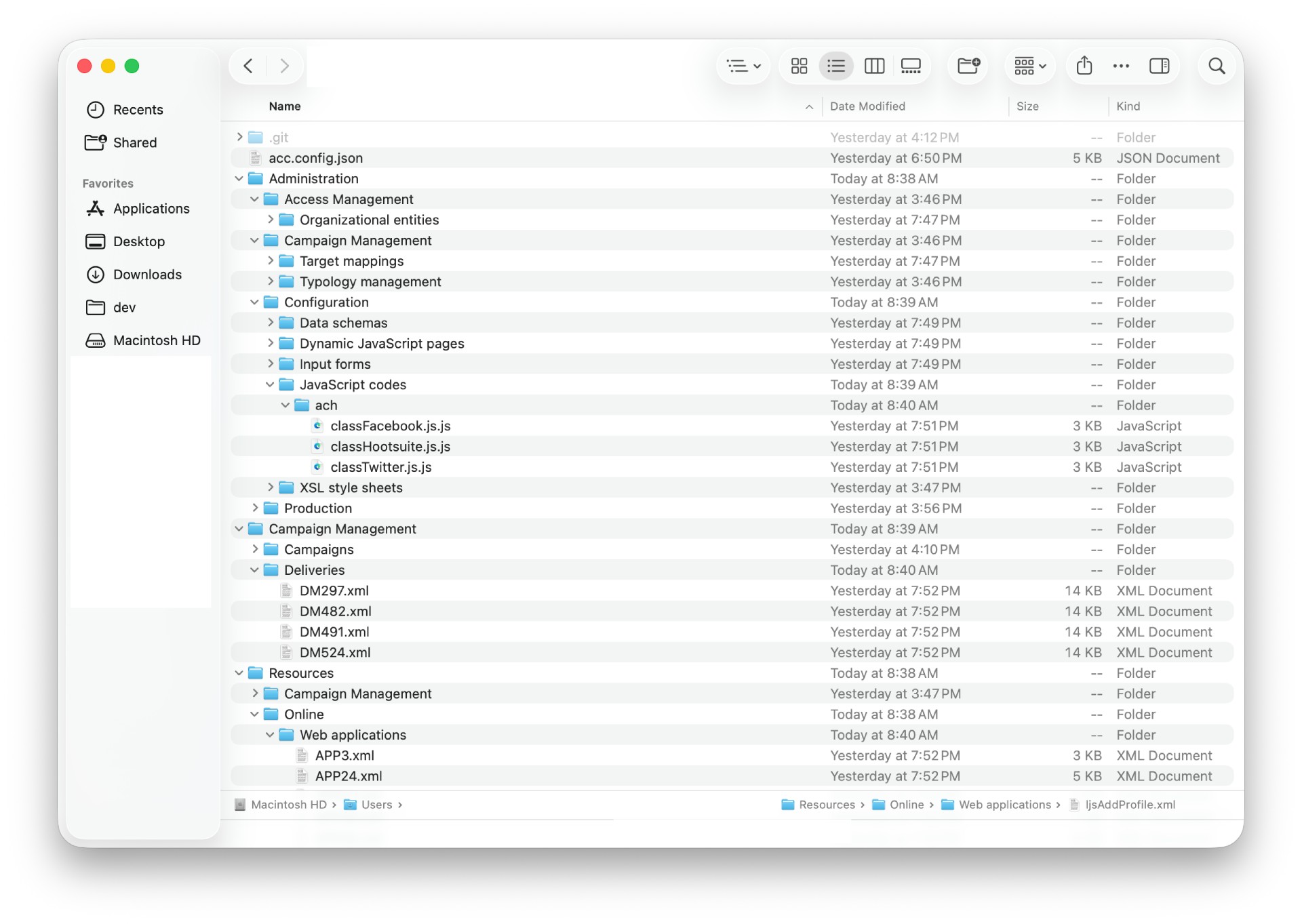 demo of acc on MacOS, downloading the entire instance in one pull command